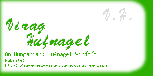 virag hufnagel business card